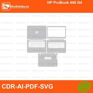 HP ProBook 440 G4 File thiết kế Skin, Template Vector chuẩn cắt decal | KhoThiếtKế.vn