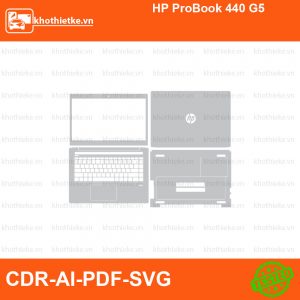 HP ProBook 440 G5 File thiết kế Skin, Template Vector chuẩn cắt decal | KhoThiếtKế.vn