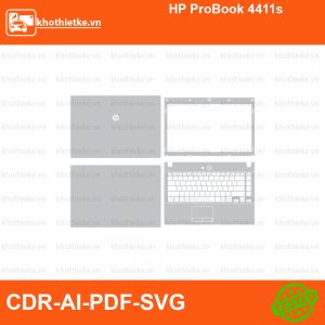 HP ProBook 4411s File thiết kế Skin, Template Vector chuẩn cắt decal | KhoThiếtKế.vn