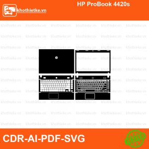 HP ProBook 4420s File thiết kế Skin, Template Vector chuẩn cắt decal | KhoThiếtKế.vn