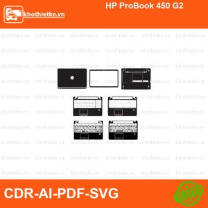 HP ProBook 450 G2 File thiết kế Skin, Template Vector chuẩn cắt decal | KhoThiếtKế.vn