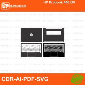 HP Probook 440 G9 File thiết kế Skin, Template Vector chuẩn cắt decal | KhoThiếtKế.vn