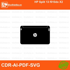 HP Split 13 f010dx X2 File thiết kế Skin, Template Vector chuẩn cắt decal | KhoThiếtKế.vn