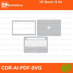 HP Zbook 15 G3 File thiết kế Skin, Template Vector chuẩn cắt decal | KhoThiếtKế.vn