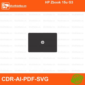 HP Zbook 15u G3 File thiết kế Skin, Template Vector chuẩn cắt decal | KhoThiếtKế.vn