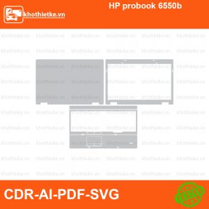 HP probook 6550b File thiết kế Skin, Template Vector chuẩn cắt decal | KhoThiếtKế.vn