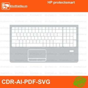 HP protectsmart File thiết kế Skin, Template Vector chuẩn cắt decal | KhoThiếtKế.vn