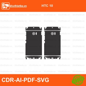 HTC 10 File thiết kế Skin, Template Vector chuẩn cắt decal | KhoThiếtKế.vn