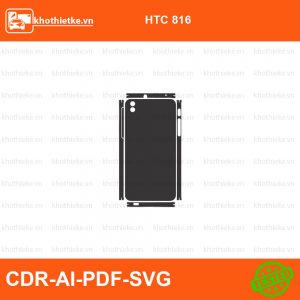 HTC 816 File thiết kế Skin, Template Vector chuẩn cắt decal | KhoThiếtKế.vn