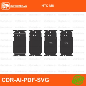 HTC M8 File thiết kế Skin, Template Vector chuẩn cắt decal | KhoThiếtKế.vn