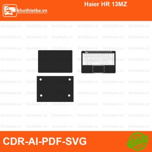 Haier HR 13MZ File thiết kế Skin, Template Vector chuẩn cắt decal | KhoThiếtKế.vn