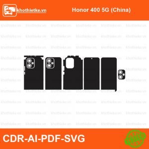 Honor 400 5G (China) File thiết kế Skin, Template Vector chuẩn cắt decal | KhoThiếtKế.vn