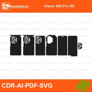Honor 400 Pro 5G File thiết kế Skin, Template Vector chuẩn cắt decal | KhoThiếtKế.vn