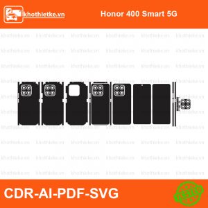 Honor 400 Smart 5G File thiết kế Skin, Template Vector chuẩn cắt decal | KhoThiếtKế.vn