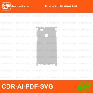 Huawei Huawei G9 File thiết kế Skin, Template Vector chuẩn cắt decal | KhoThiếtKế.vn