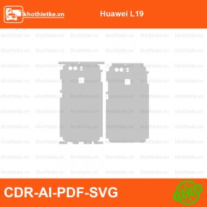 Huawei L29 File thiết kế Skin, Template Vector chuẩn cắt decal | KhoThiếtKế.vn