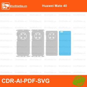 Huawei Mate 50 Pro 2022 File thiết kế Skin, Template Vector chuẩn cắt decal | KhoThiếtKế.vn