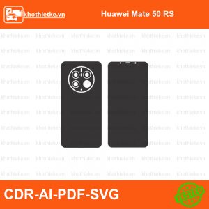 Huawei Mate 50 File thiết kế Skin, Template Vector chuẩn cắt decal | KhoThiếtKế.vn