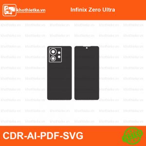 Infinix Zero Ultra File thiết kế Skin, Template Vector chuẩn cắt decal | KhoThiếtKế.vn