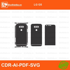 LG G5 File thiết kế Skin, Template Vector chuẩn cắt decal | KhoThiếtKế.vn