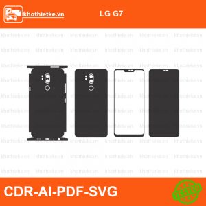 LG G7 File thiết kế Skin, Template Vector chuẩn cắt decal | KhoThiếtKế.vn