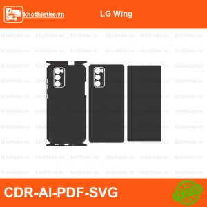 LG Wing File thiết kế Skin, Template Vector chuẩn cắt decal | KhoThiếtKế.vn