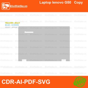 Laptop lenovo G50 Copy File thiết kế Skin, Template Vector chuẩn cắt decal | KhoThiếtKế.vn