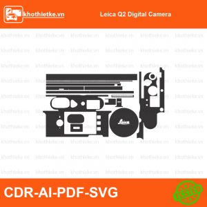 Lumix GH6 File thiết kế Skin máy ảnh & Lens, Template Vector chuẩn cắt decal | KhoThiếtKế.vn