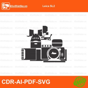 Nikon Coolpix A900 File thiết kế Skin máy ảnh & Lens, Template Vector chuẩn cắt decal | KhoThiếtKế.vn
