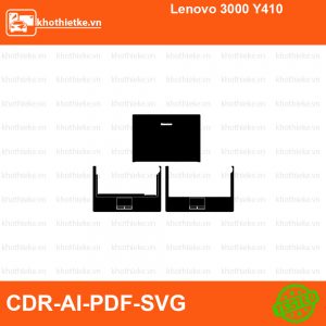 Lenovo 3000 Y410 File thiết kế Skin, Template Vector chuẩn cắt decal | KhoThiếtKế.vn