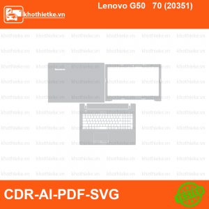 Lenovo G50 70 (20351) File thiết kế Skin, Template Vector chuẩn cắt decal | KhoThiếtKế.vn