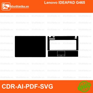 Lenovo IDEAPAD G465 File thiết kế Skin, Template Vector chuẩn cắt decal | KhoThiếtKế.vn
