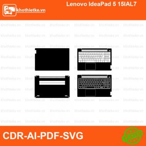 Lenovo IdeaPad 5 15IAL7 File thiết kế Skin, Template Vector chuẩn cắt decal | KhoThiếtKế.vn