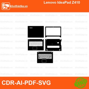 Lenovo IdeaPad Z410 File thiết kế Skin, Template Vector chuẩn cắt decal | KhoThiếtKế.vn