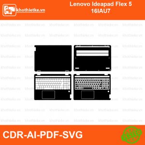Lenovo Ideapad Flex 5 16IAU7 File thiết kế Skin, Template Vector chuẩn cắt decal | KhoThiếtKế.vn