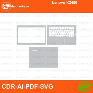 Lenovo K2450 File thiết kế Skin, Template Vector chuẩn cắt decal | KhoThiếtKế.vn