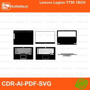 Lenovo Legion Y730 15ICH File thiết kế Skin, Template Vector chuẩn cắt decal | KhoThiếtKế.vn