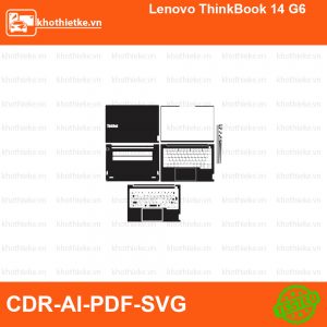 Lenovo ThinkBook 14 G6 File thiết kế Skin, Template Vector chuẩn cắt decal | KhoThiếtKế.vn