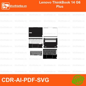 Lenovo ThinkBook 14 G6 Plus File thiết kế Skin, Template Vector chuẩn cắt decal | KhoThiếtKế.vn