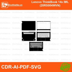 Lenovo ThinkBook 14s IML (20RS004WVN) File thiết kế Skin, Template Vector chuẩn cắt decal | KhoThiếtKế.vn