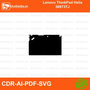 Lenovo ThinkPad Helix 36973TJ File thiết kế Skin, Template Vector chuẩn cắt decal | KhoThiếtKế.vn