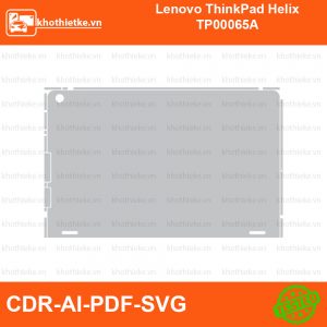 Lenovo ThinkPad Helix TP00065A File thiết kế Skin, Template Vector chuẩn cắt decal | KhoThiếtKế.vn