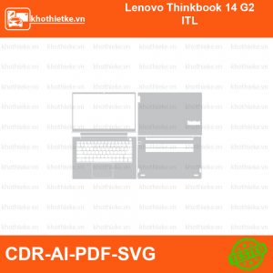 Lenovo Thinkbook 14 G2 ITL File thiết kế Skin, Template Vector chuẩn cắt decal | KhoThiếtKế.vn