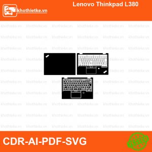 Lenovo Thinkpad L380 File thiết kế Skin, Template Vector chuẩn cắt decal | KhoThiếtKế.vn