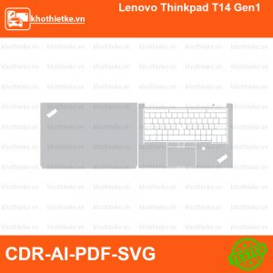 Lenovo Thinkpad T14 Gen1 File thiết kế Skin, Template Vector chuẩn cắt decal | KhoThiếtKế.vn