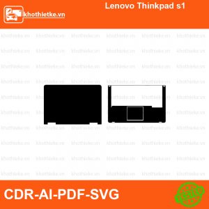 Lenovo Thinkpad s1 File thiết kế Skin, Template Vector chuẩn cắt decal | KhoThiếtKế.vn