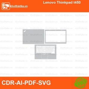 Lenovo Thinkpad t450 File thiết kế Skin, Template Vector chuẩn cắt decal | KhoThiếtKế.vn
