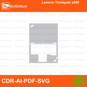 Lenovo Thinkpad x380 File thiết kế Skin, Template Vector chuẩn cắt decal | KhoThiếtKế.vn