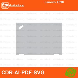 Lenovo X390 File thiết kế Skin, Template Vector chuẩn cắt decal | KhoThiếtKế.vn