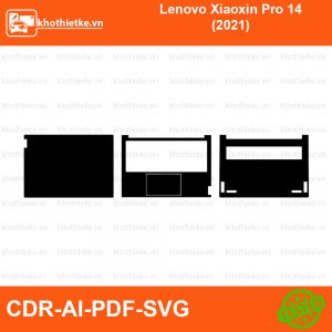 Lenovo Xiaoxin Pro 14 (2021) File thiết kế Skin, Template Vector chuẩn cắt decal | KhoThiếtKế.vn